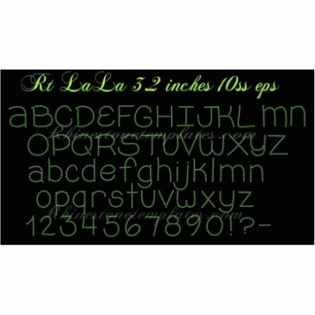 Rt LaLa 3.2 H 10ss Digital Download EPS SVG