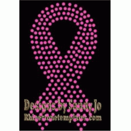 Awareness Ribbon 5 Row Rhinestone Digital Download EPS SVG