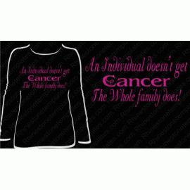 An Individual Does not Get Cancer Download EPS SVG
