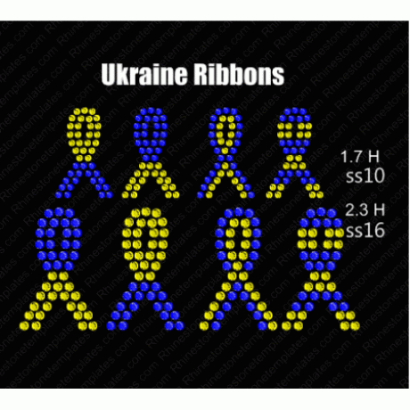 Ukraine Ribbon Bundle Digital File EPS SVG