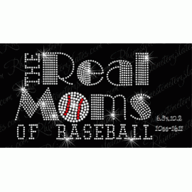 The Real Moms of Baseball Design EPS SVG