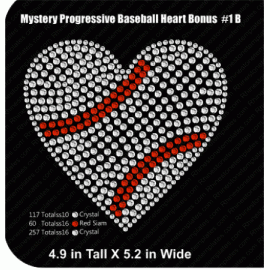 Baseball Heart Two of them 4.9 inch Digital Design EPS SVG
