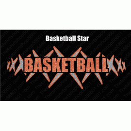 Basketball Star Digital Download EPS SVG
