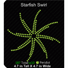 Starfish Flower Swirl Download EPS SVG