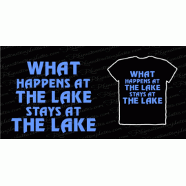 What happens at the Lake Stays at the Lake Download EPS SVG