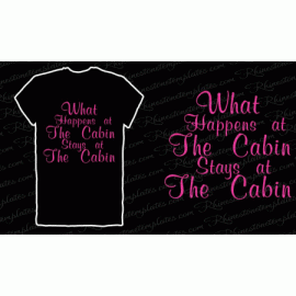 What happens at the Cabin Stays at the Cabin Download EPS SVG