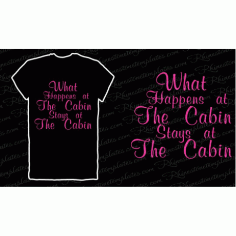 What happens at the Cabin Stays at the Cabin Download EPS SVG