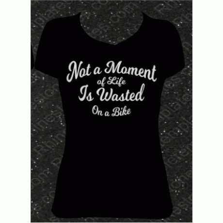Not a moment is Wasted on a Bike Download EPS SVG