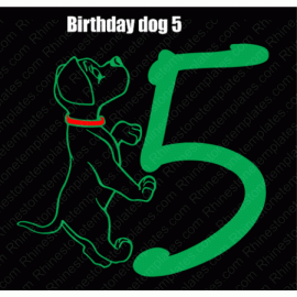 Birthday Dog 5 Download EPS SVG