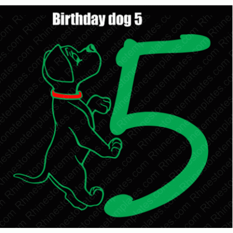 Birthday Dog 5 Download EPS SVG