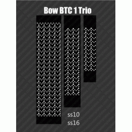 Cheer Bow BTC 1 Trio Rhinestone Digital EPS SVG
