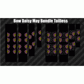 Cheer Bow Daisy May Tailless Bundle Digital Design EPS SVG