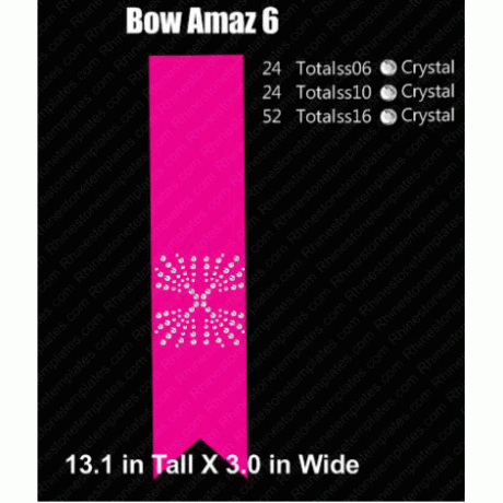 Cheer Bow Amaz 6 Rhinestone Download EPS SVG