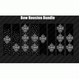 Cheer Bow Houston Bundle Digital Download EPS SVG