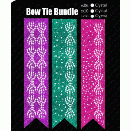 Cheer Bow Tie Bundle Digital Design EPS SVG