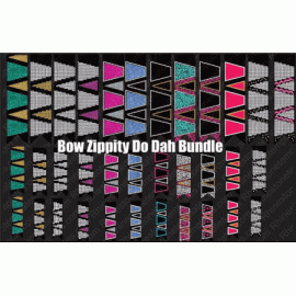 Zippity Do Dah Bundle Cheer Bow Download EPS SVG