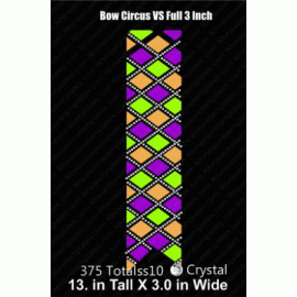 Cheer Bow Circus Full VS 3 Inch Rhinestone Download EPS SVG