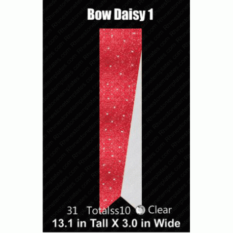 Cheer Bow Daisy 1 Rhinestone Download EPS SVG