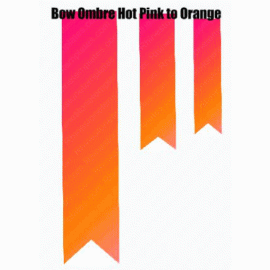 Cheer Bow Ombre Purple Coral Trio Download