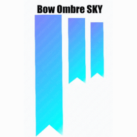 Cheer Bow Ombre Sky Trio Download