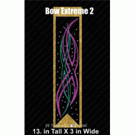 Cheer Bow Extreme 2 Rhinestone Download EPS SVG