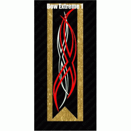 Cheer Bow Extreme 1 Rhinestone Download EPS SVG