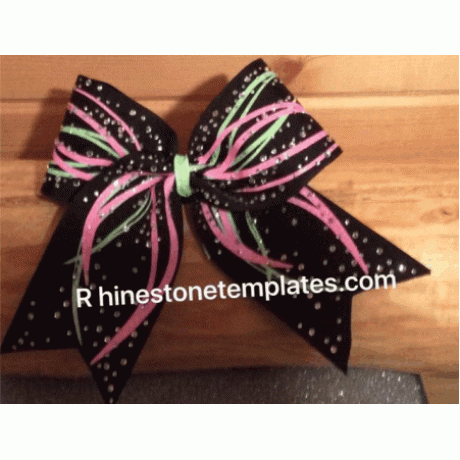 Cheer Bow Extreme 3 Rhinestone Download EPS SVG