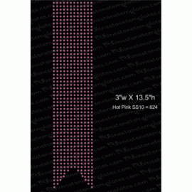 Cheer Bow Full Strip 5 Rhinestone Download EPS SVG