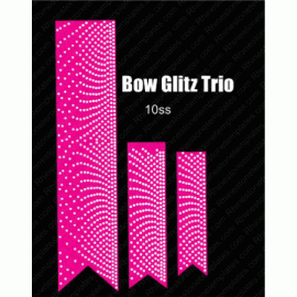 Cheer Bow Glitz Trio