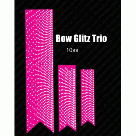 Cheer Bow Glitz Trio