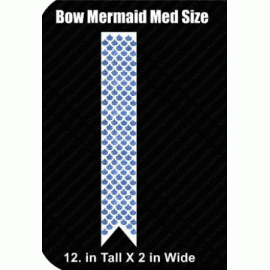 Cheer Bow Mermaid Med Download EPS SVG