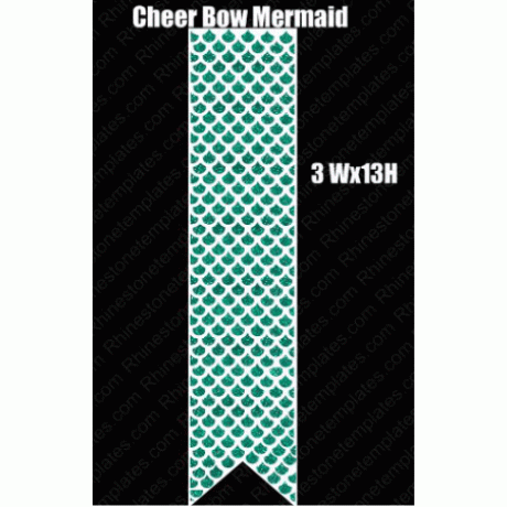Cheer Bow Mermaid Download EPS SVG