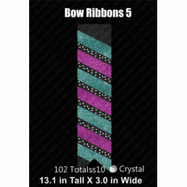 Cheer Bow Ribbons 5 Download EPS SVG