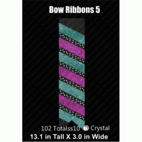 Cheer Bow Ribbons 5 Download EPS SVG