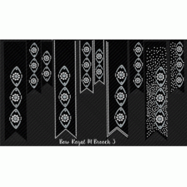 Cheer Bow Royal M Brooch 3 Bundle Digital EPS SVG