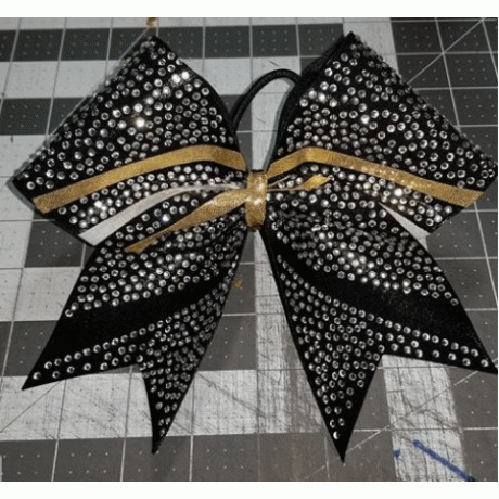 Cheer Bow Scatter Elite 4 Rhinestone Download EPS SVG