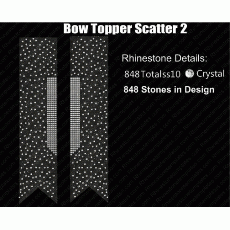 Cheer Bow Topper Scatter 2 Rhinestone Download EPS SVG Cheer Bow Topper Scatter 2 Rhinestone Download EPS SVG