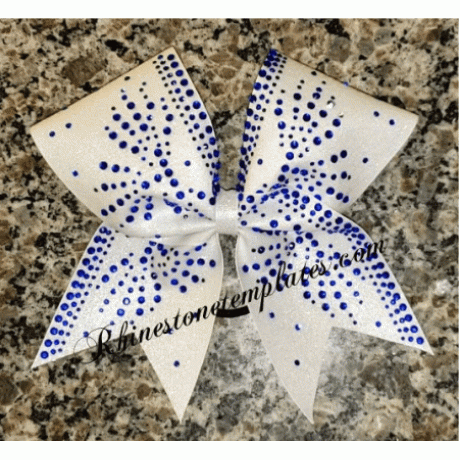 Cheer Bow Showgirl 2 Rhinestone Download EPS SVG