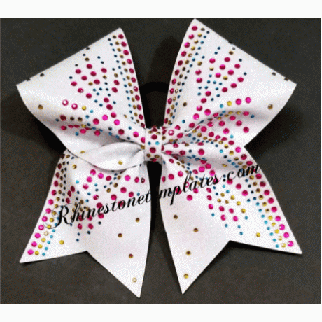Cheer Bow Showgirl 2 Rhinestone Download EPS SVG