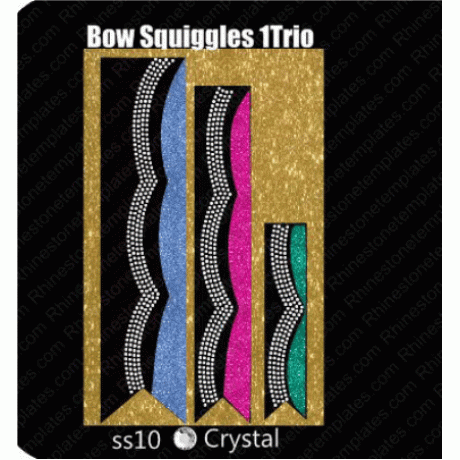 Cheer Bow Squiggles 1 Trio Rhinestone Digital Download EPS SVG Cheer Bow Squiggles 1 Trio Rhinestone Digital Download EPS SVG