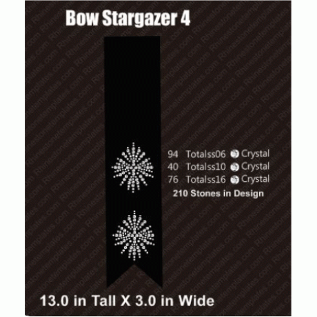 Cheer Bow Stargazer 4 Rhinestone Design Download EPS SVG Cheer Bow Stargazer 4 Rhinestone Design Download EPS SVG