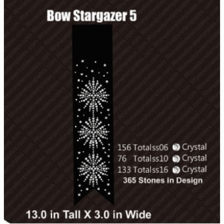 Cheer Bow Stargazer 5 Rhinestone Design Download EPS SVG Cheer Bow Stargazer 5 Rhinestone Design Download EPS SVG