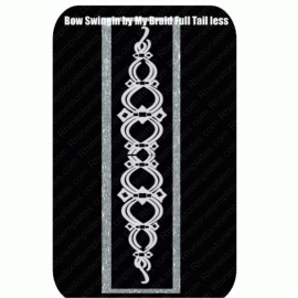 Cheer Bow Swingin by my Braid Full Design Download EPS SVG