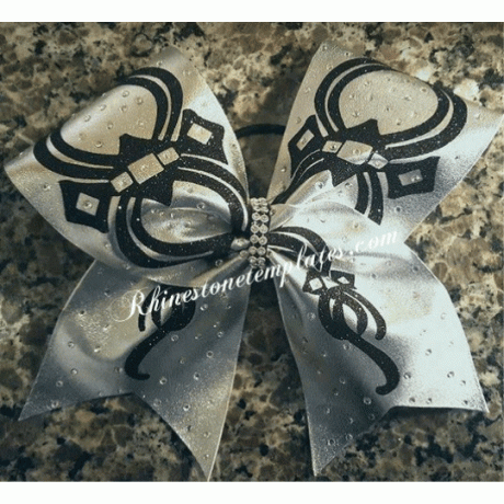 Cheer Bow Swingin By my Braid Design Download EPS SVG
