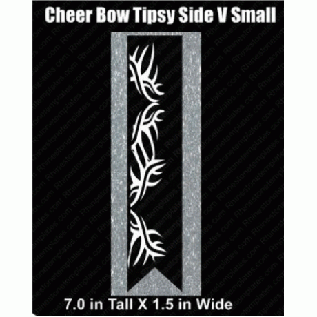 Cheer Bow Tipsy Side V Small Rhinestone Download EPS SVG Cheer Bow Tipsy Side V Small Rhinestone Download EPS SVG