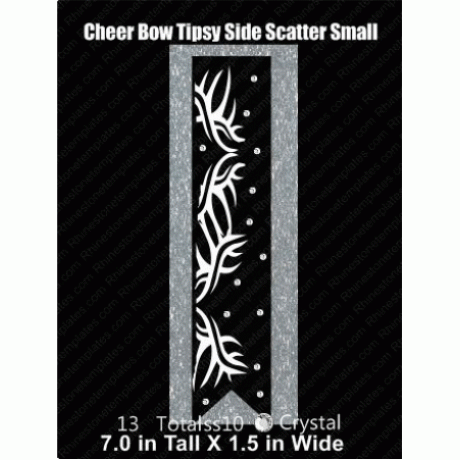 Cheer Bow Tipsy Side Scatter small Rhinestone Download EPS SVG Cheer Bow Tipsy Side Scatter small Rhinestone Download EPS SVG