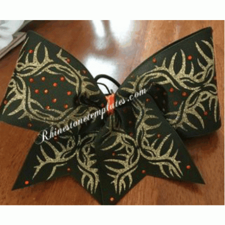 Cheer Bow Tipsy Full VS Rhinestone Download EPS SVG