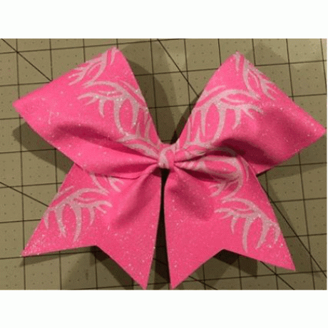 Cheer Bow Tipsy Side V Download EPS SVG