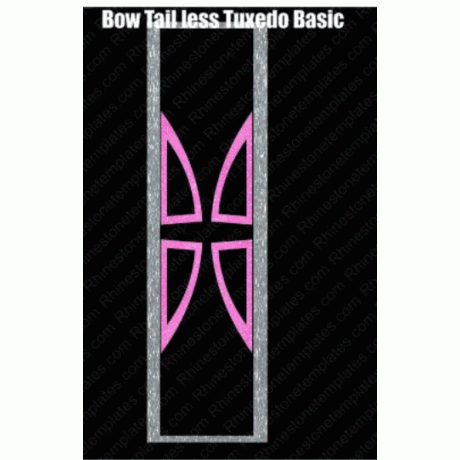 Cheer Bow Tuxedo Basic Download EPS SVG