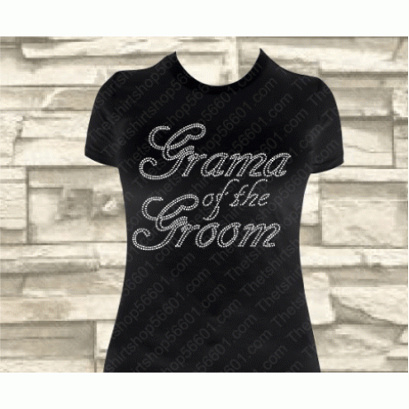 Grama of the Groom Fancy 8 Rhinestone Download EPS SVG